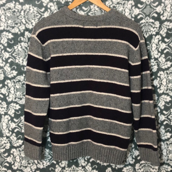American Eagle Cotton/Wool Blend Striped Sweater - Picture 2 of 7